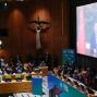 Global power transition: Chinese President Xi Jinping delivering a video address to the UN General Assembly in 2025, highlighting China’s climate pledge.